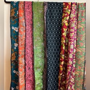 Patterned Silk Scarf